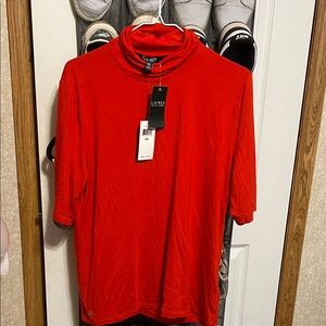 Polo by Ralph Lauren Vibrant Red Turtleneck